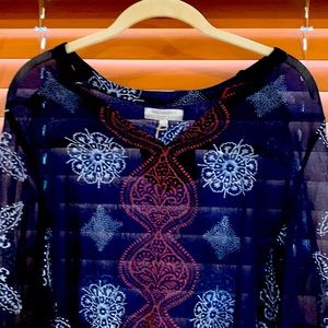 World Market sheer pullover top